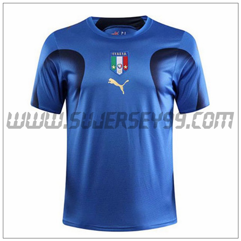 Camiseta Futbol Italia Retro Primera Copa Mundial 2006