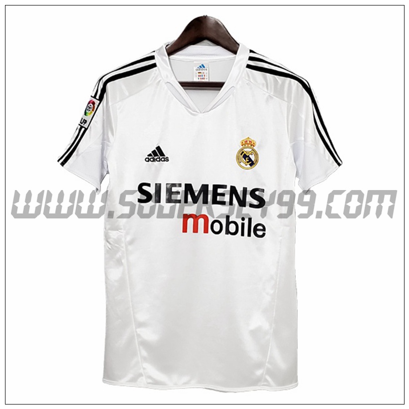 Camiseta Futbol Real Madrid Retro Primera 2004/2005