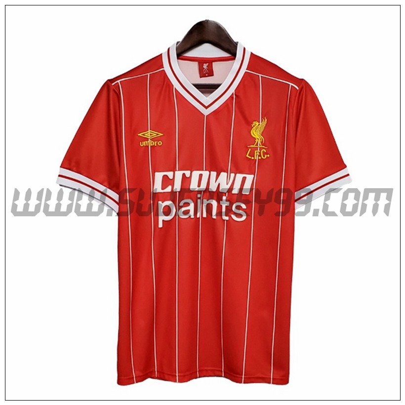 Camiseta Futbol FC Liverpool Retro Primera 1984