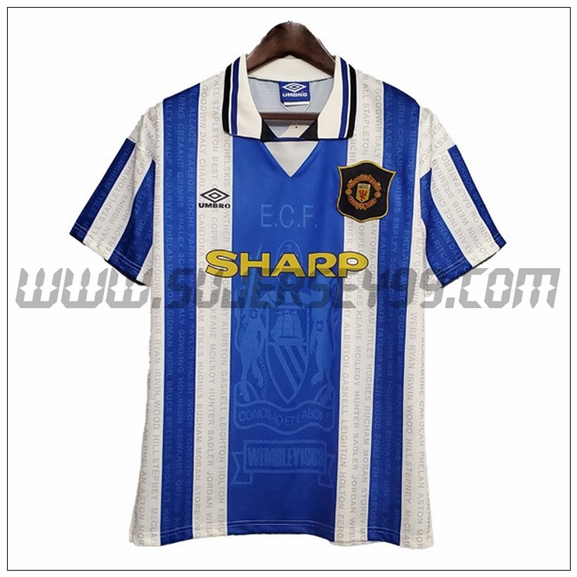 Camiseta Futbol Manchester United Retro Segunda 1994/1996