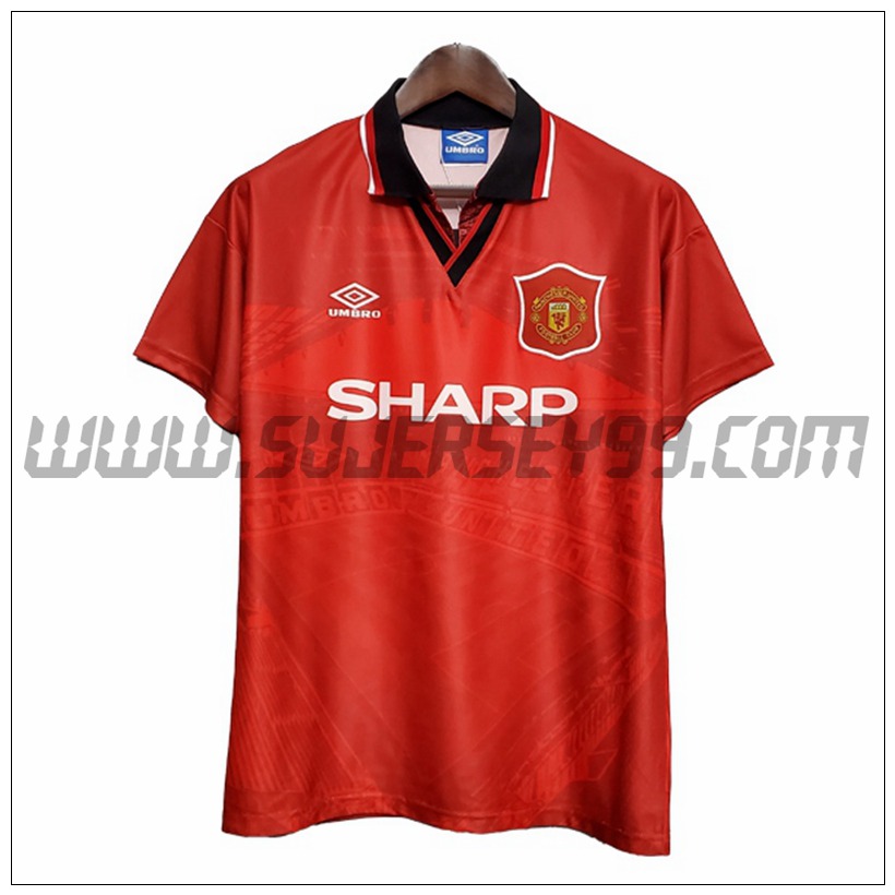 Camiseta Futbol Manchester United Retro Primera 1994/1996