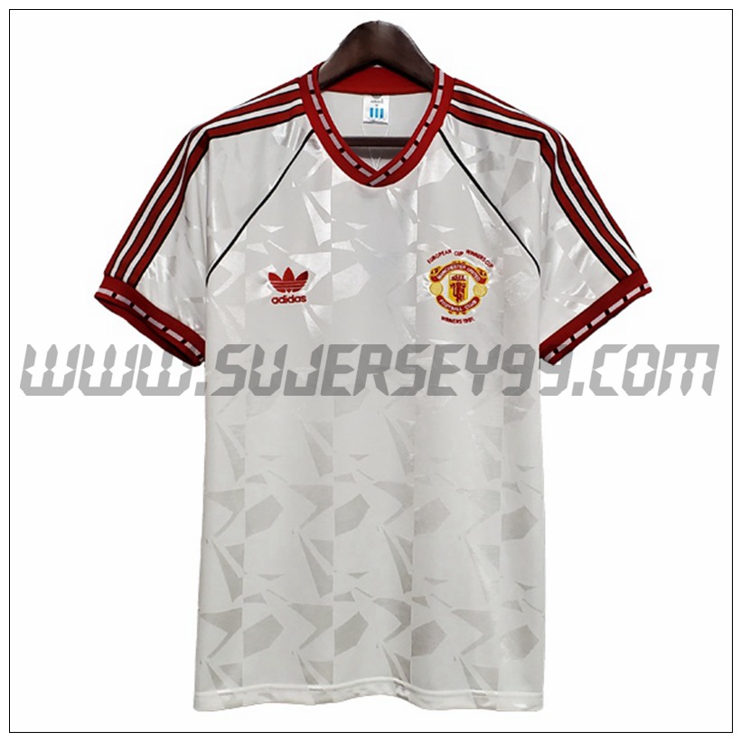 Camiseta Futbol Manchester United Retro Segunda 1991