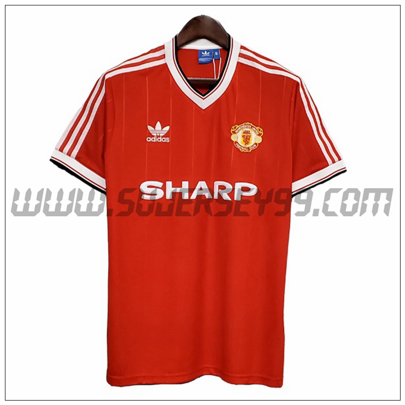 Camiseta Futbol Manchester United Retro Primera 1983/1984