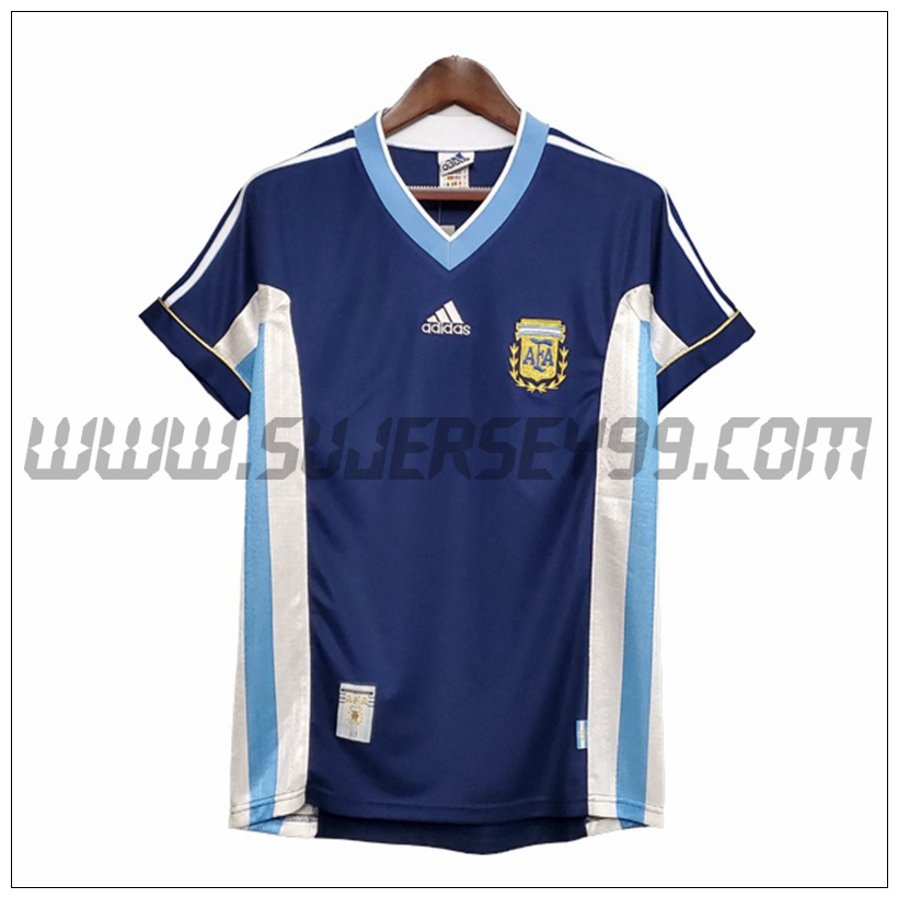 Camiseta Futbol Argentina Retro Segunda 1998