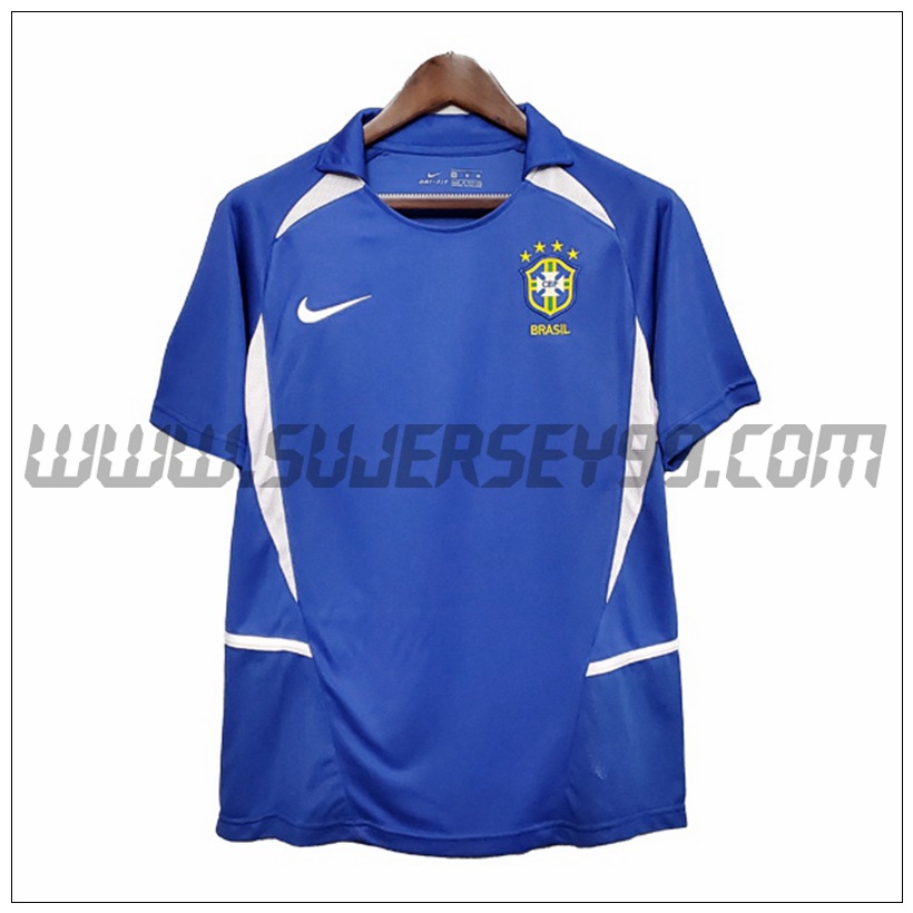 Camiseta Futbol Brasil Retro Segunda 2002