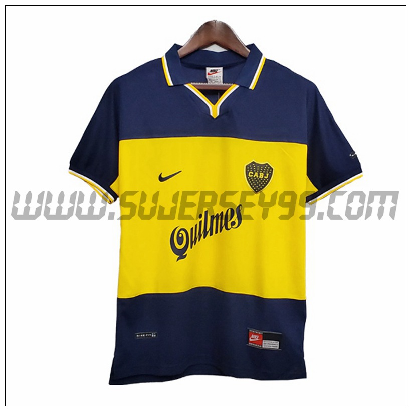 Camiseta Futbol Boca Juniors Retro Primera 1999