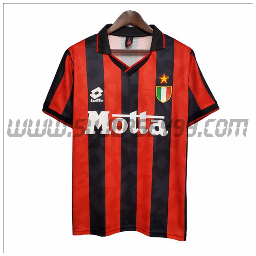 Camiseta Futbol AC Milan Retro Primera 1993/1994