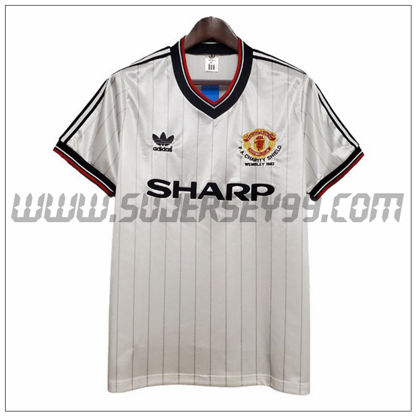 Camiseta Futbol Manchester United Retro Segunda 1983