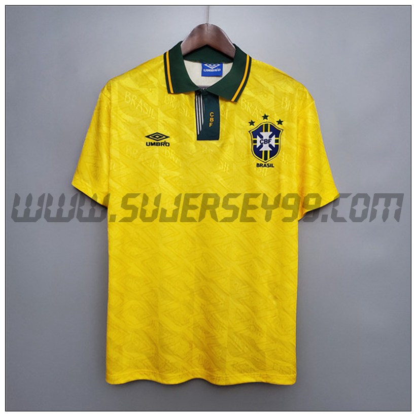 Camiseta Futbol Brasil Retro Primera 1991/1993