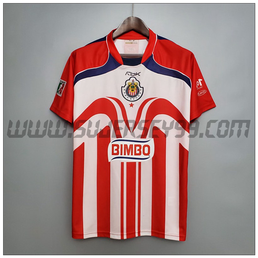 Camiseta Futbol CD Guadalajara Retro Primera 2006/2007