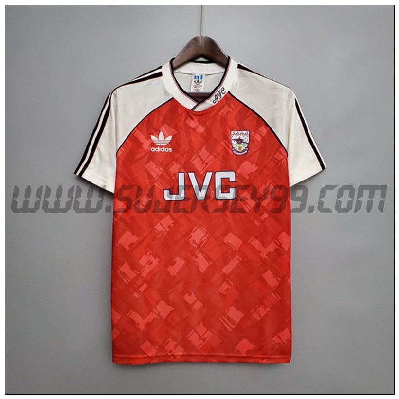 Camiseta Futbol Arsenal Retro Primera 1990/1992