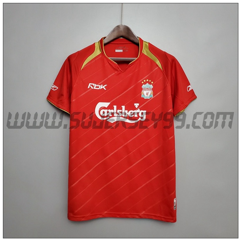 Camiseta Futbol FC Liverpool Retro Primera 2005/2006