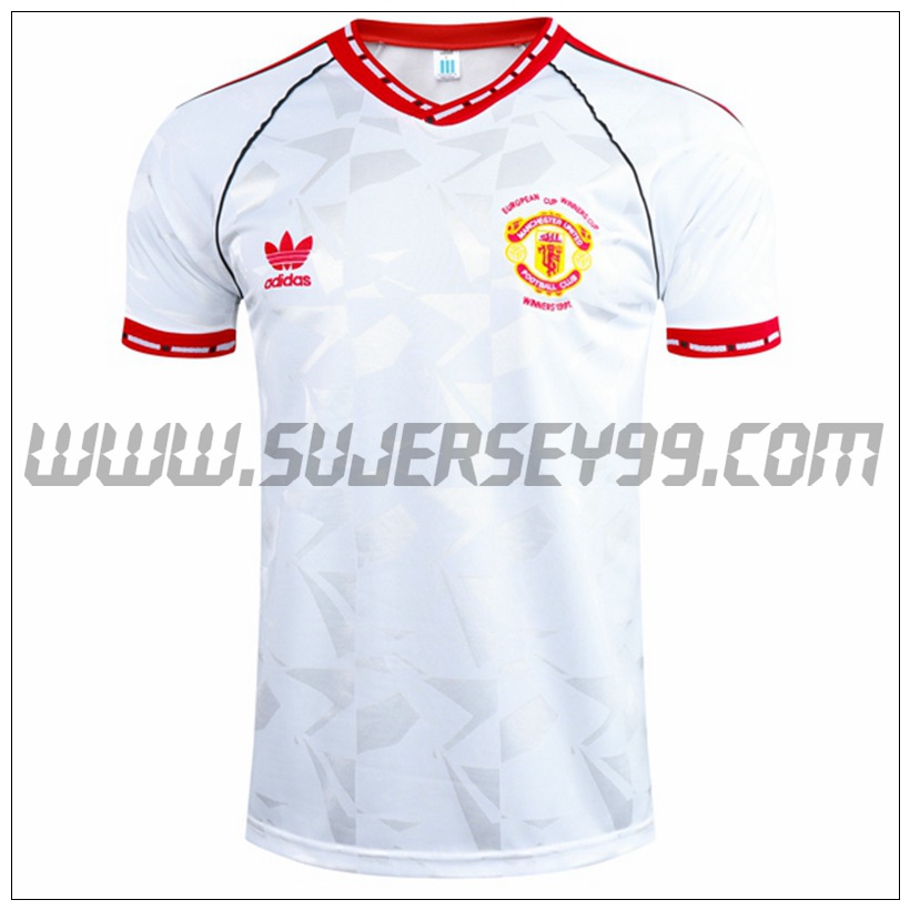 Camiseta Futbol Manchester United Retro Segunda 1991