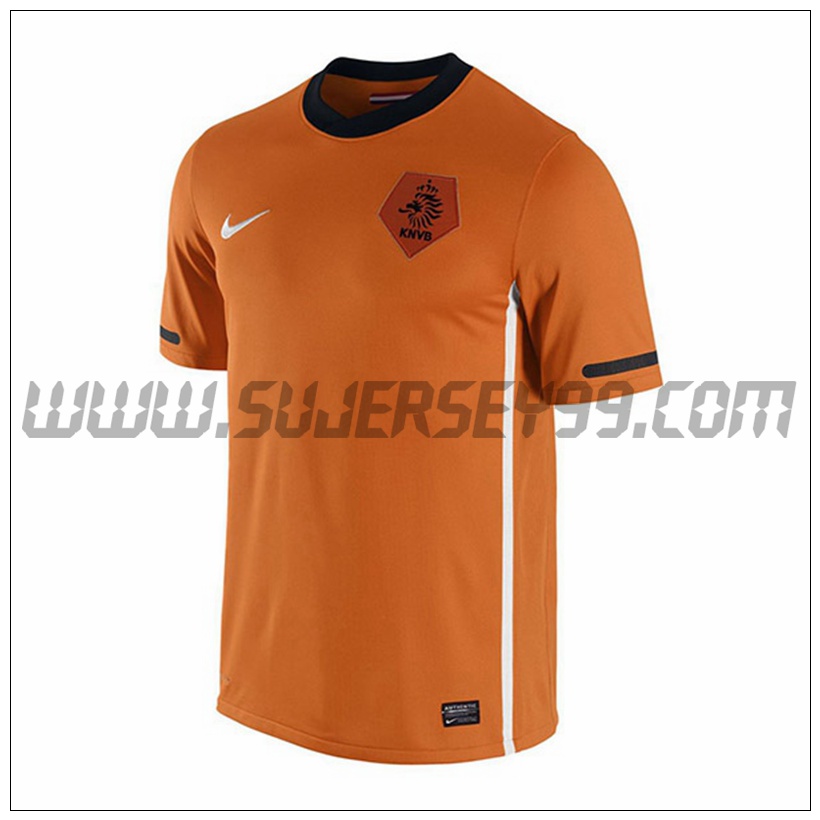 Camiseta Futbol Países Bajos Retro Primera 2010