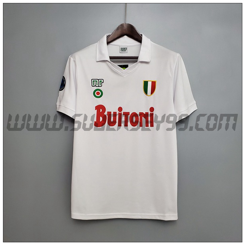 Camiseta Futbol SSC Nápoles Retro Segunda 1987/1988