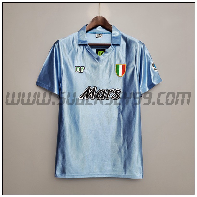 Camiseta Futbol SSC Nápoles Retro Primera 1990/1991