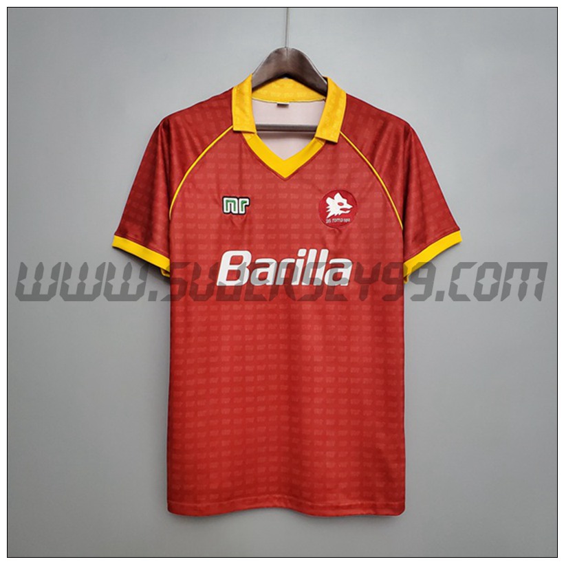 Camiseta Futbol AS Roma Retro Primera 1990/1991