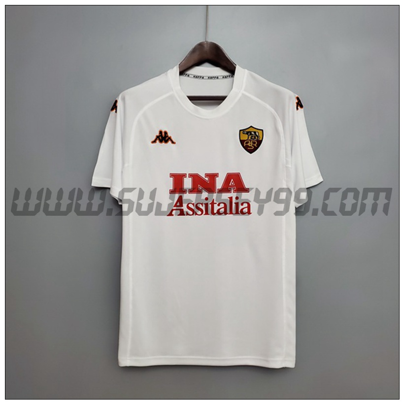 Camiseta Futbol AS Roma Retro Segunda 2000/2001