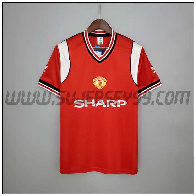 Camiseta Futbol Manchester United Retro Primera 1985/1986