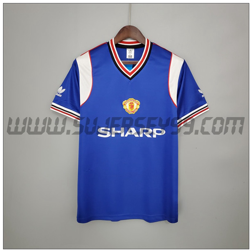 Camiseta Futbol Manchester United Retro Segunda 1985/1986