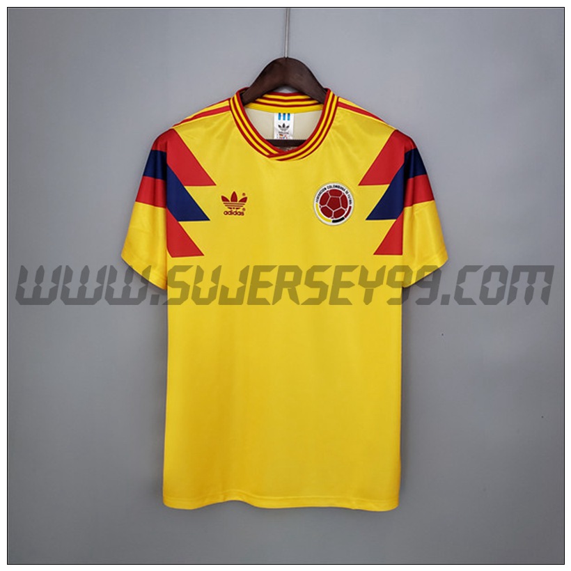 Camiseta Futbol Colombia Retro Primera 1990