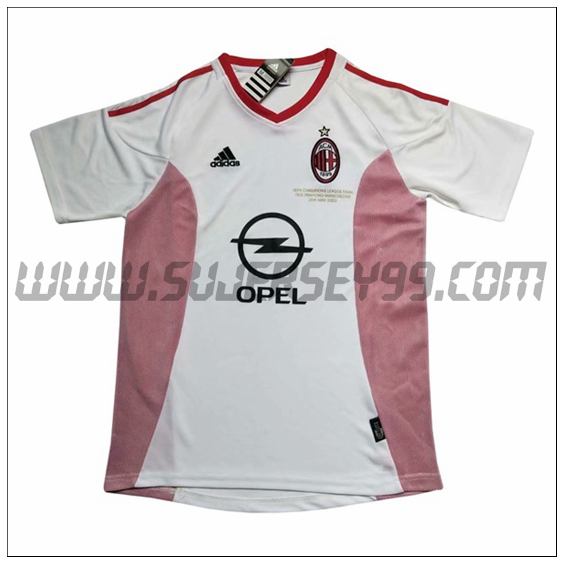 Camiseta Futbol AC Milan Retro Segunda 2002/2003