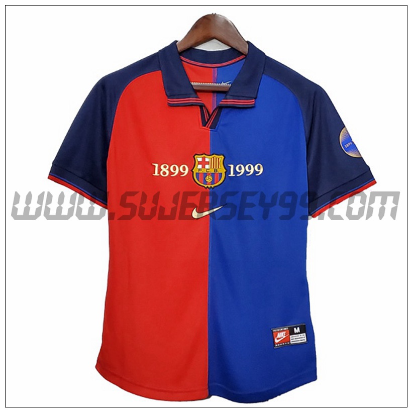 Camiseta Futbol FC Barcelona Retro Versión 100 aniversario