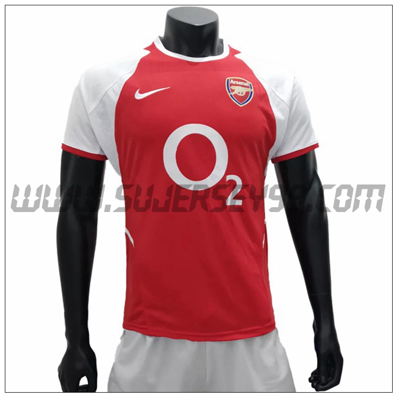 Camiseta Futbol Arsenal Retro Primera 2002/2004