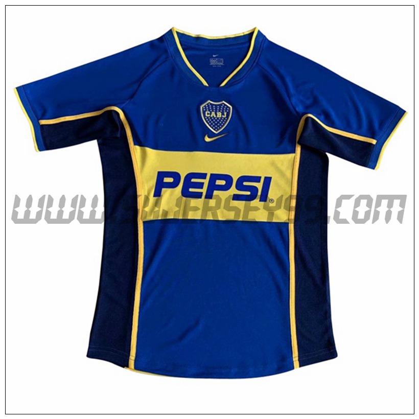 Camiseta Futbol Boca Juniors Retro Primera 2002