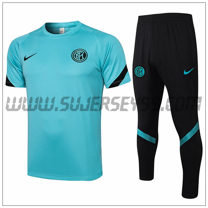 Polo Futbol Inter Milan + Pantalones Azul 2021 2022