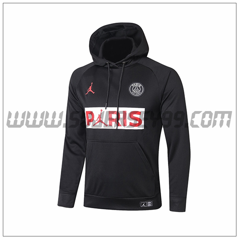 Sudadera con Capucha Jordan PSG Negro 2021 2022 -3