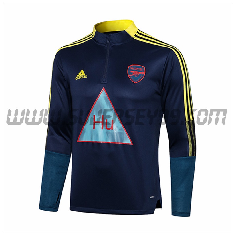 Sudadera Entrenamiento FC Arsenal Azul 2021 2022