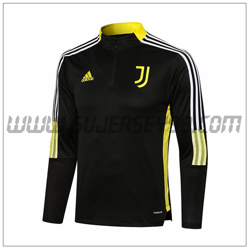 Sudadera Entrenamiento Juventus Negro 2021 2022