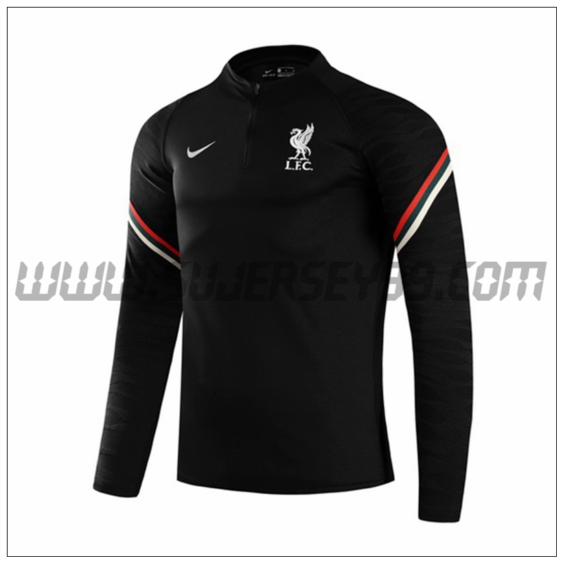 Sudadera Entrenamiento FC Liverpool Negro 2021 2022