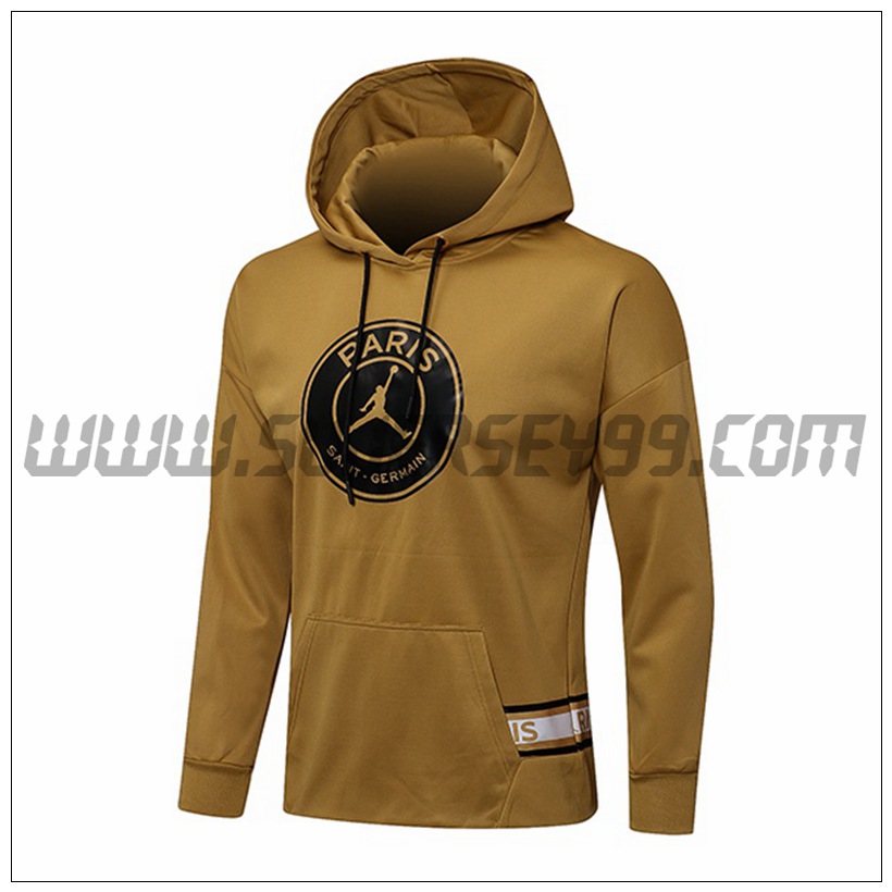 Sudadera con Capucha Jordan PSG Amarillo 2021 2022