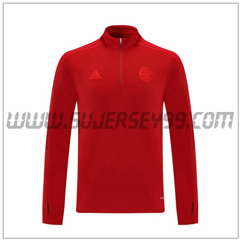 Sudadera Entrenamiento Bayern Munich Rojo 2021/2023