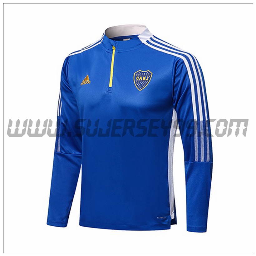 Sudadera Entrenamiento Boca JuNegros Azul/Blanco 2021 2022