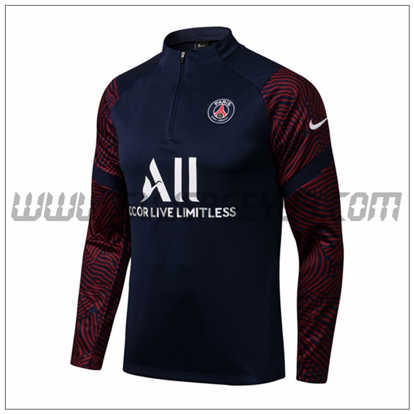 Sudadera Entrenamiento PSG Azul Marino 2021 2022