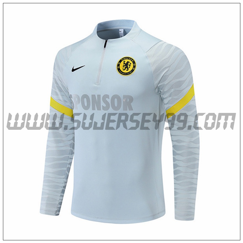 Sudadera Entrenamiento FC Chelsea Gris claro 2021/2023