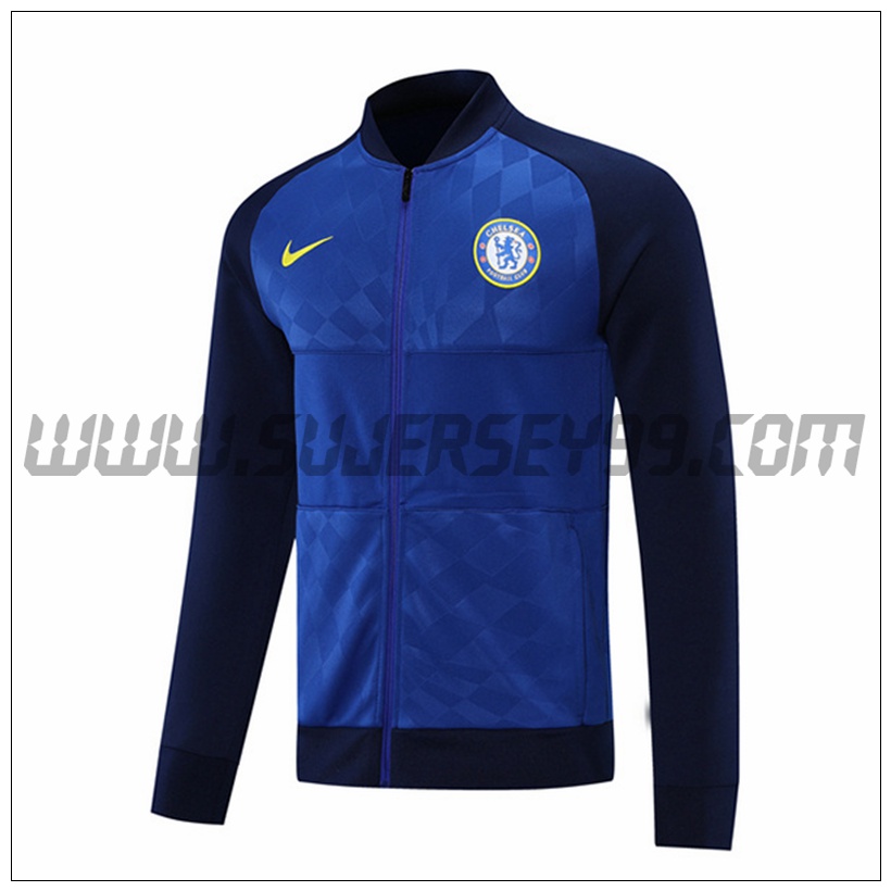 Sudadera Entrenamiento FC Chelsea Versión del reproductor Azul Marino 2021 2022