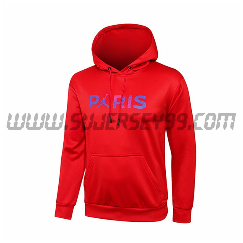 Sudadera con Capucha Jordan PSG Rojo Classic 2021 2022