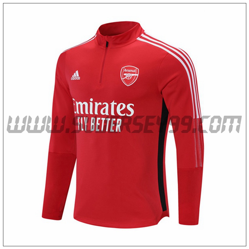 Sudadera Entrenamiento Arsenal Rojo 2021 2022 -1