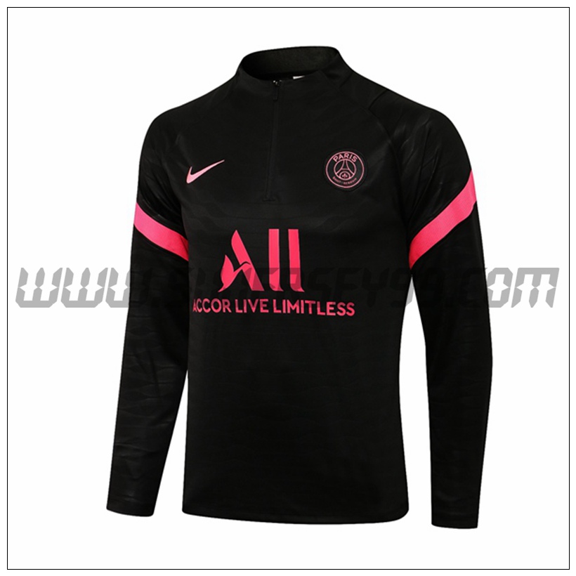 Sudadera Entrenamiento PSG Negro 2021 2022