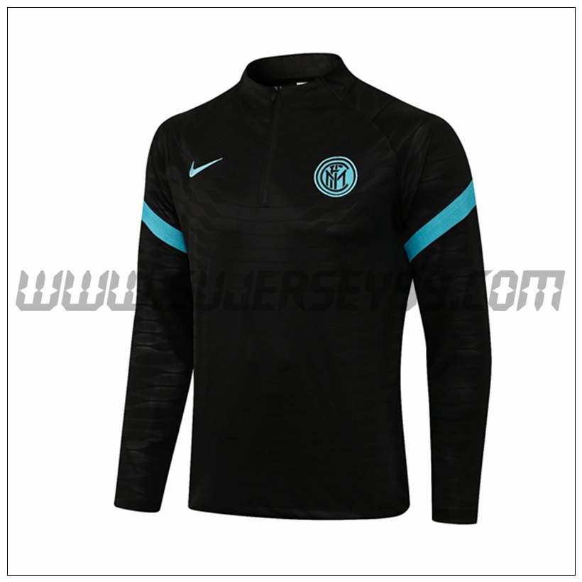 Sudadera Entrenamiento Inter Milan Negro 2021 2022