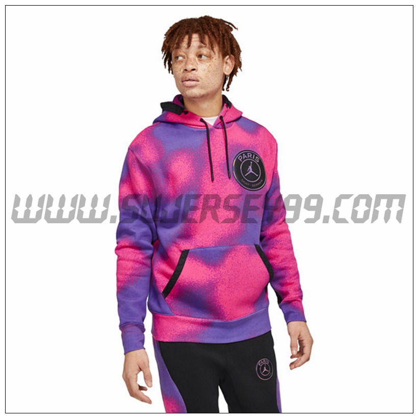 Sudadera con Capucha Jordan PSG Azul/Rosa 2021 2022