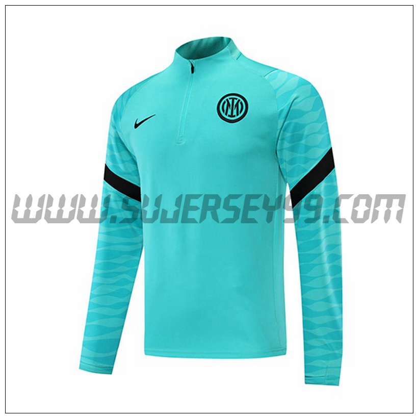 Sudadera Entrenamiento Inter Milan Verde 2021 2022 -1