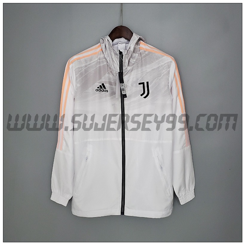 Rompevientos Juventus Blanco/Gris 2021 2022