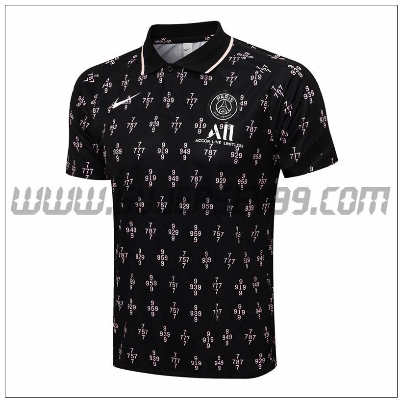 Polo Futbol Jordan PSG Negro 2021 2022