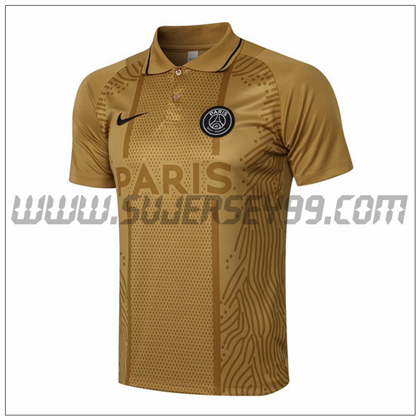 Polo Futbol PSG Amarillo 2021 2022