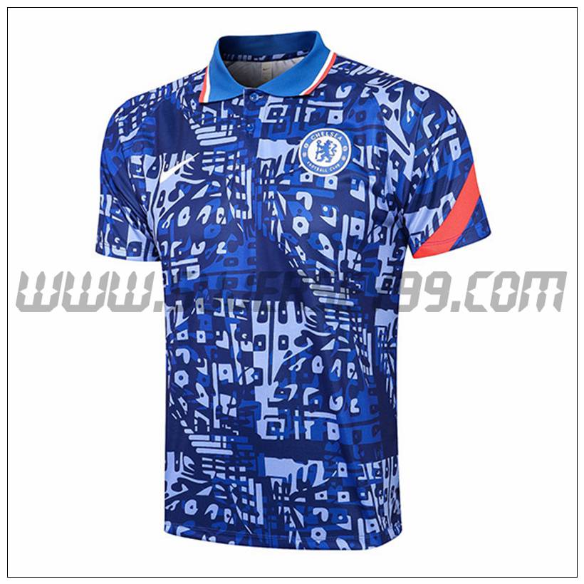 Polo Futbol FC Chelsea Azul 2021 2022